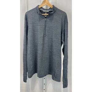 KUHL Alloy 1/4 Zip Long Sleeve Pullover Top Mock Neck 3118 Blue Size 2XL XXL